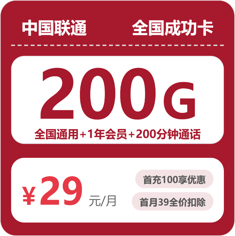 2026年07月联通流量卡测评：本地省钱套餐办卡避坑指南