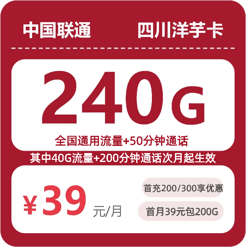 2026年10月四川联通流量套餐实测及办卡避坑指南
