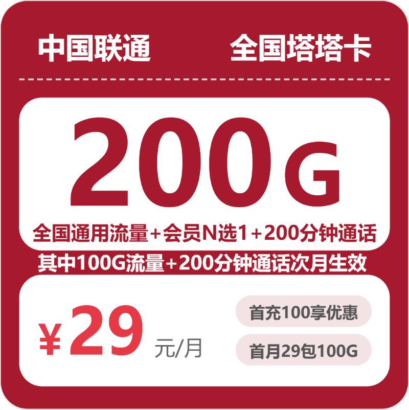 广东/陕西/湖南联通流量卡怎么选？2026年07月最新29元180G/39元550G套餐入门指南
